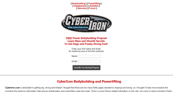 Desktop Screenshot of cyberiron.com