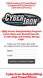 Mobile Screenshot of cyberiron.com